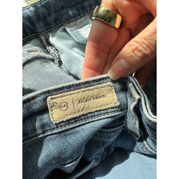 AG Adriano Goldschmied Prima Crop Cigarette Jeans Blue Women US 28 - Picture 11 of 14